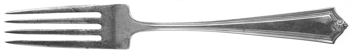 Potomac (Sterling, 1930, No Monograms) Individual Pie Fork by Saart Brothers-1