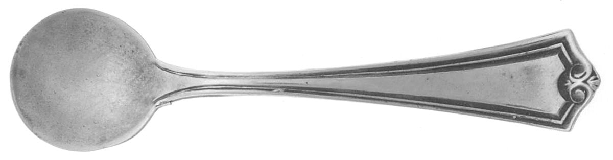 Potomac (Sterling, 1930, No Monograms) Individual Salt Spoon by Saart Brothers-1