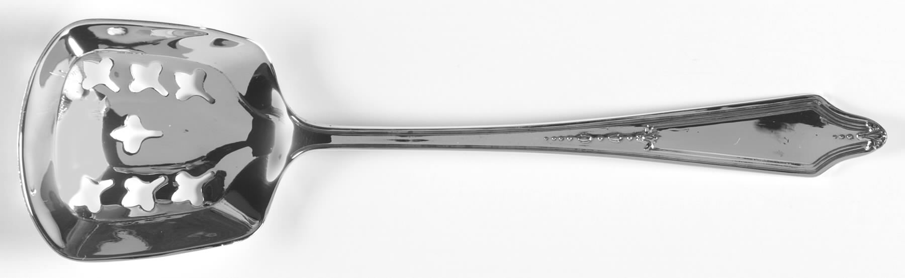 Rosemary (Sterling, 1900) Solid Bon Bon Spoon with Pierced Bowl by Saart Brothers-1