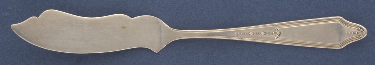 Rosemary (Sterling, 1900) Flat Handle Master Butter Knife by Saart Brothers-1