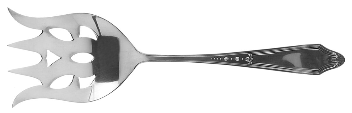 Rosemary (Sterling, 1900) Solid Salad Serving Fork by Saart Brothers-1