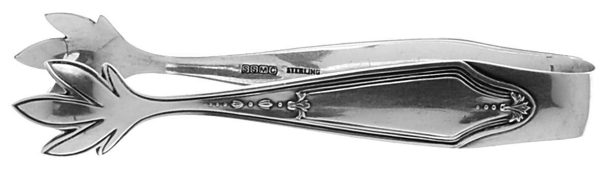 Rosemary (Sterling, 1900) Small Sugar Tongs by Saart Brothers-1