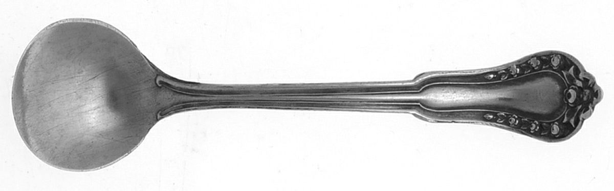 Rosebud (Sterling, 1903) Individual Salt Spoon by Saart Brothers-1