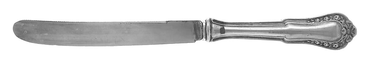 Rosebud (Sterling, 1903) Orange Knife with Silverplate Blade by Saart Brothers-1