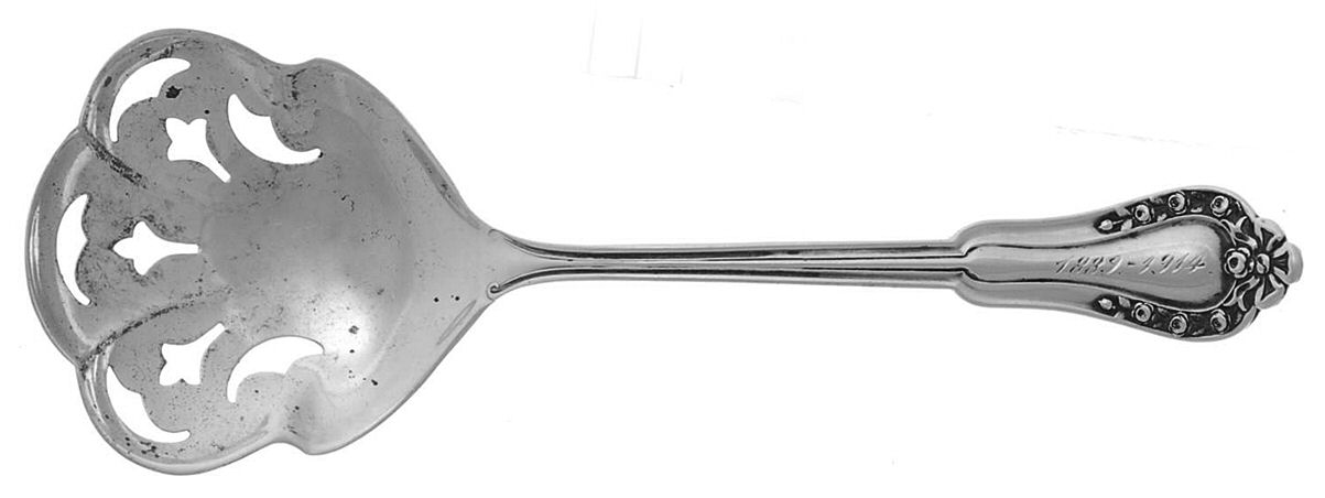 Rosebud (Sterling, 1903) Solid Bon Bon Spoon by Saart Brothers-1