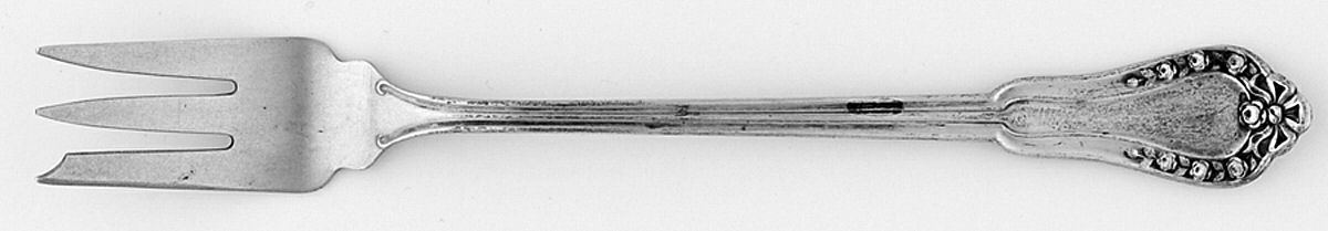 Rosebud (Sterling, 1903) Short Handle Pickle/Olive Fork by Saart Brothers-1