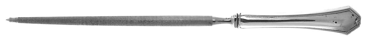 Simplicity (Sterling) Large Roast Steel Rod Knife Sharpener by Saart Brothers-1