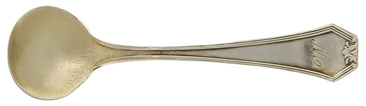 Simplicity (Sterling) Individual Salt Spoon by Saart Brothers-1