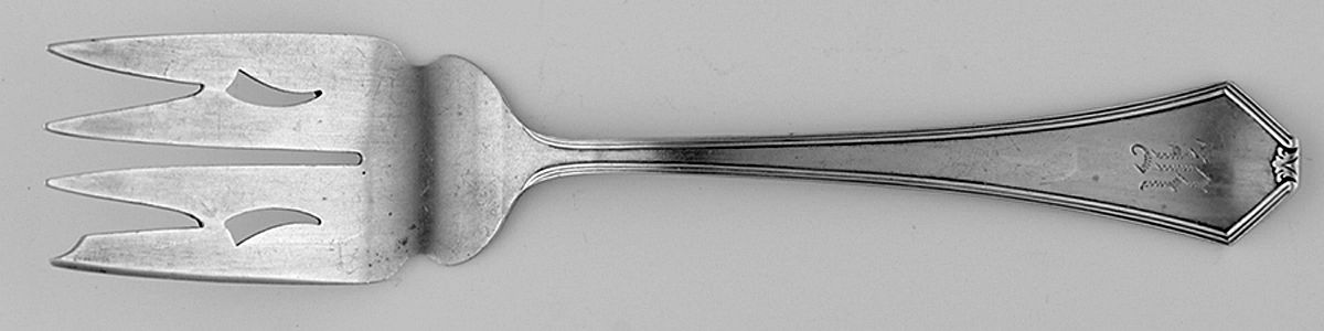 Simplicity (Sterling) Fork-Cold Meat/Servg-Sm/Solid by Saart Brothers-1