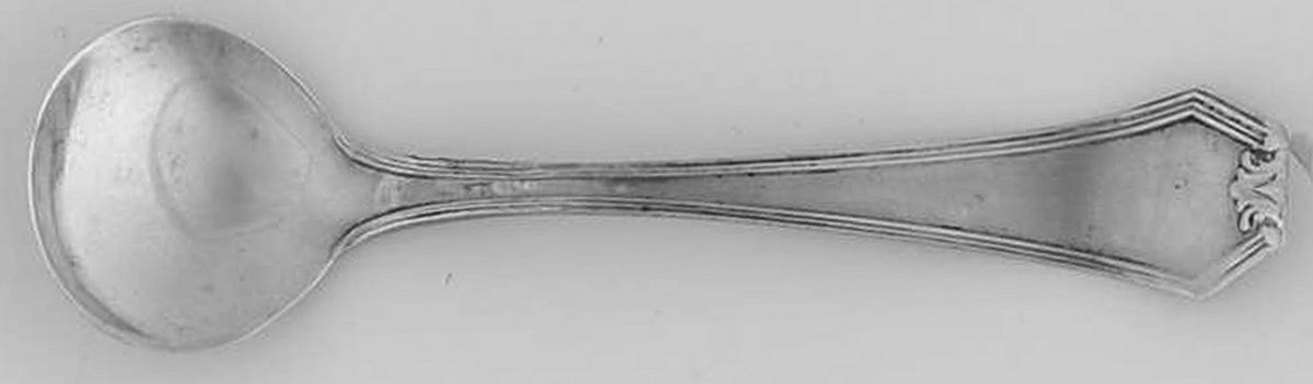 Simplicity (Sterling) Individual Salt Spoon by Saart Brothers-1
