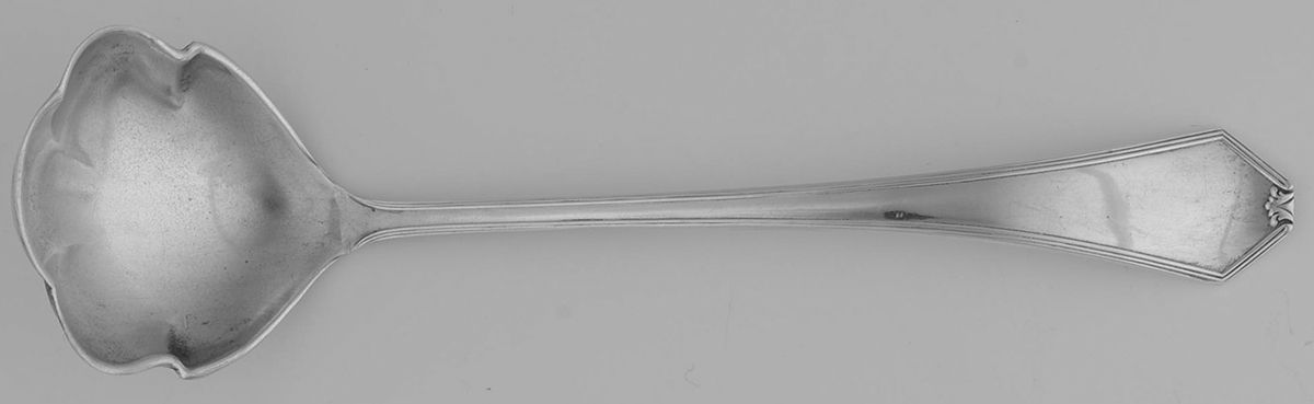 Simplicity (Sterling) Solid Piece Cream Ladle by Saart Brothers-1
