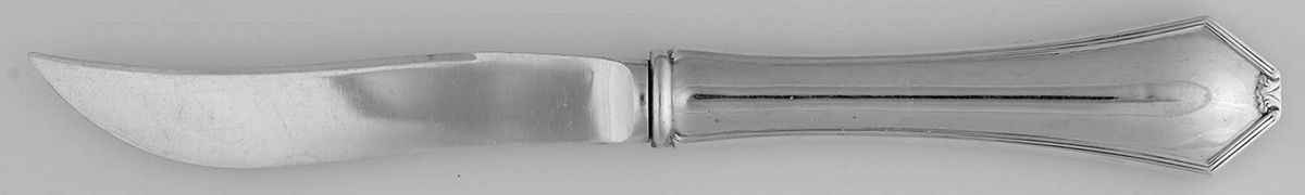 Simplicity (Sterling) Individual Fruit Knife with Silverplate Blade by Saart Brothers-1
