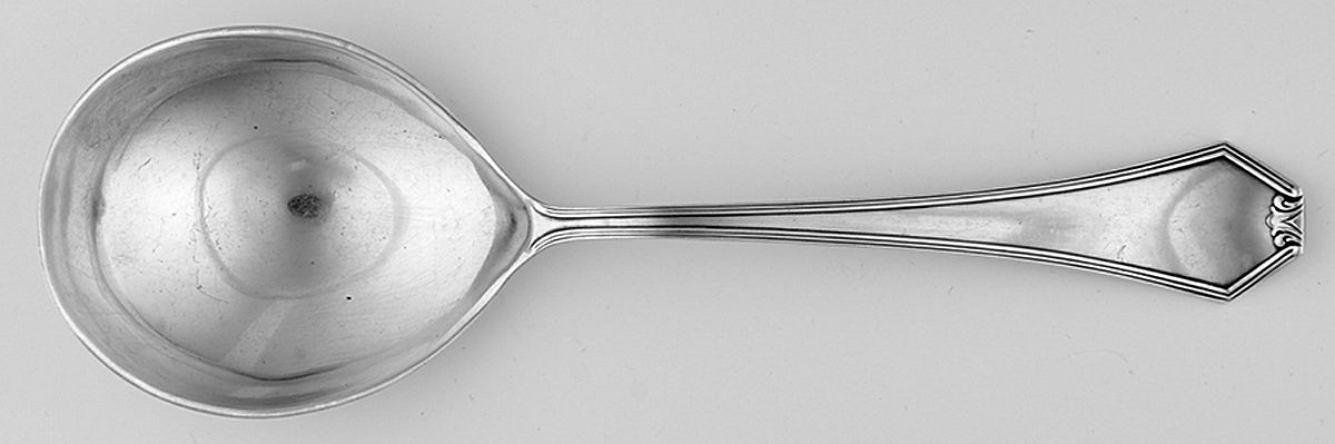 Simplicity (Sterling) Large Solid Berry/Casserole Spoon by Saart Brothers-1