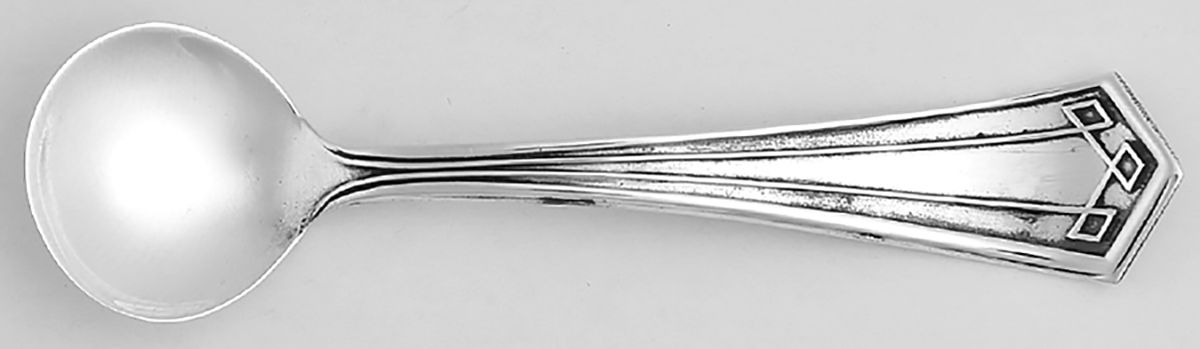 Venetia (Sterling 1909) Individual Salt Spoon by Saart Brothers-1