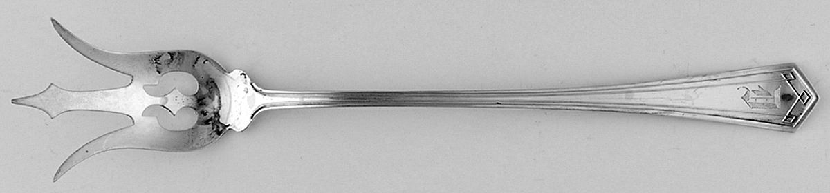 Venetia (Sterling 1909) Large Lettuce Serving Fork by Saart Brothers-1