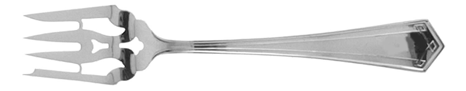 Venetia (Sterling 1909) Pastry Fork by Saart Brothers-1