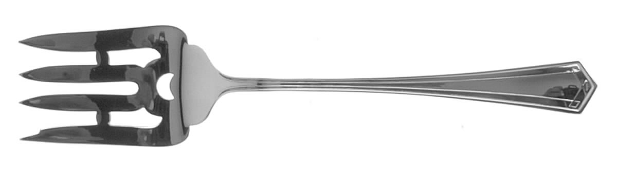 Venetia (Sterling 1909) Fork-Cold Meat/Servg-Sm/Solid by Saart Brothers-1