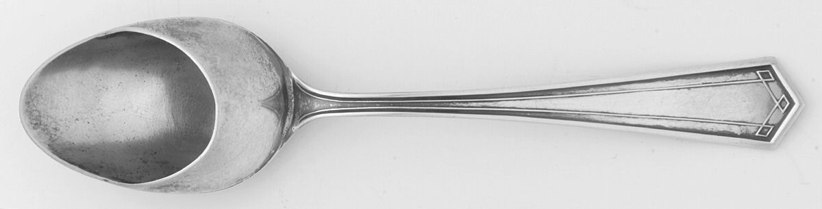 Venetia (Sterling 1909) Medicine Spoon Solid by Saart Brothers-1