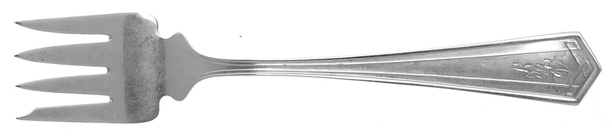Venetia (Sterling 1909) Large Ramekin Fork by Saart Brothers-1