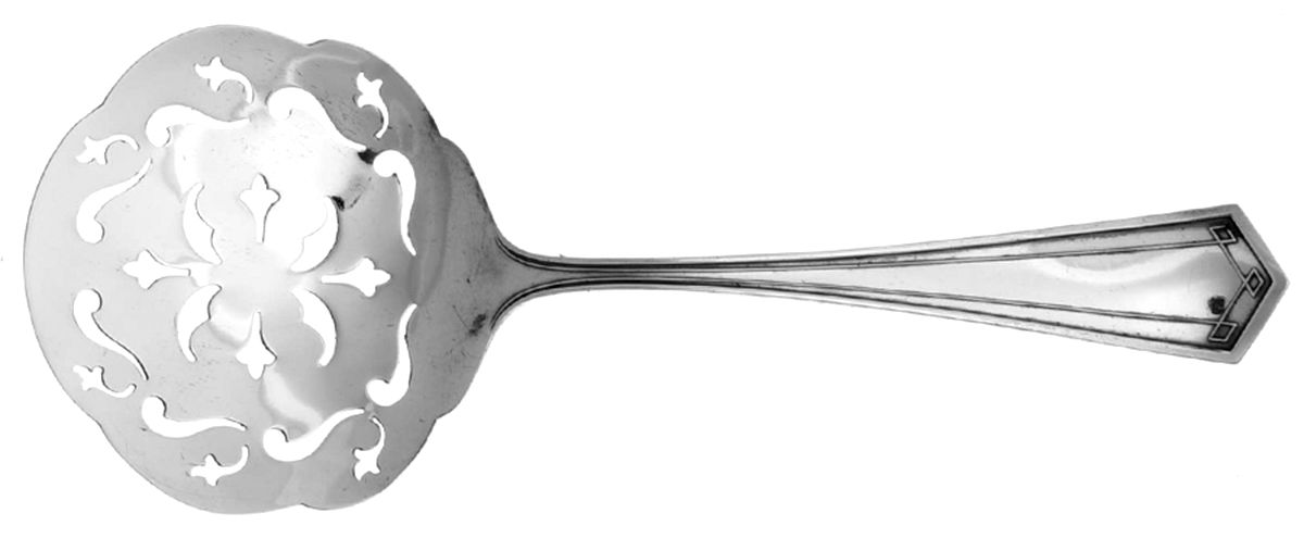 Venetia (Sterling 1909) Tomato Server, Solid Piece by Saart Brothers-1
