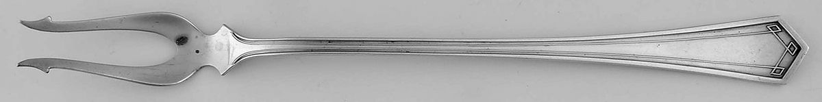 Venetia (Sterling 1909) Long Handle Olive Fork by Saart Brothers-1