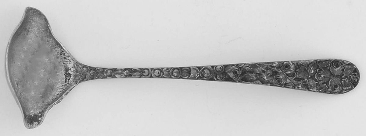 Baltimore Rose (Sterling, 1905, Plain) Mayonnaise Ladle by Schofield-1