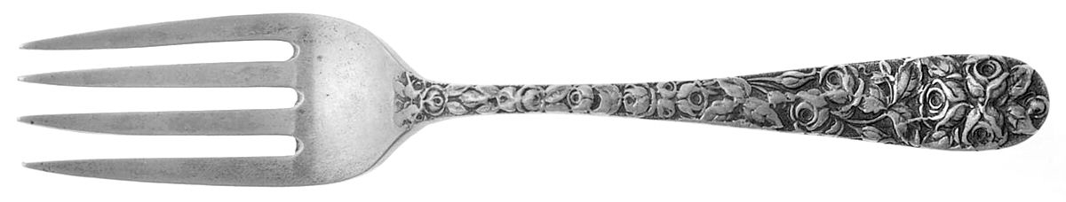 Baltimore Rose (Sterling, 1905, Plain) Baby Fork by Schofield-1