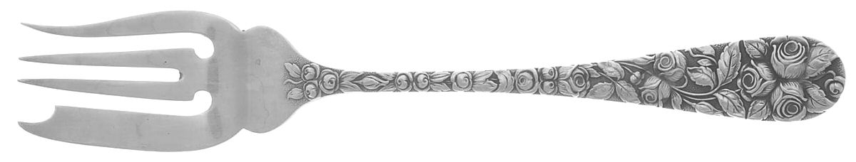 Baltimore Rose (Sterling, 1905, Plain) Individual Salad Fork by Schofield-1