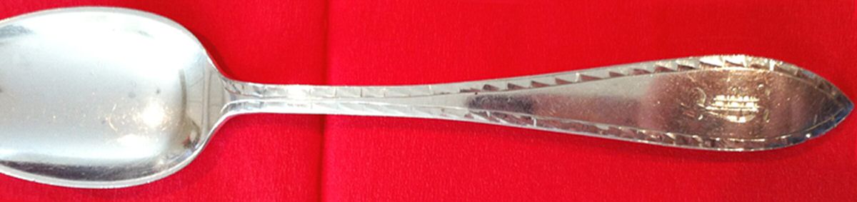 Clouet (Sterling, 1908) Place/Oval Soup Spoon by Schofield-1