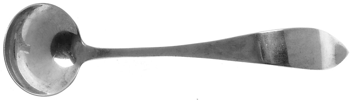 La Rochelle (Sterling, 1895, No Monograms) Solid Piece Cream Ladle by Schofield-1