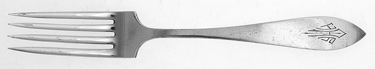 La Rochelle (Sterling, 1895, No Monograms) Fork by Schofield-1