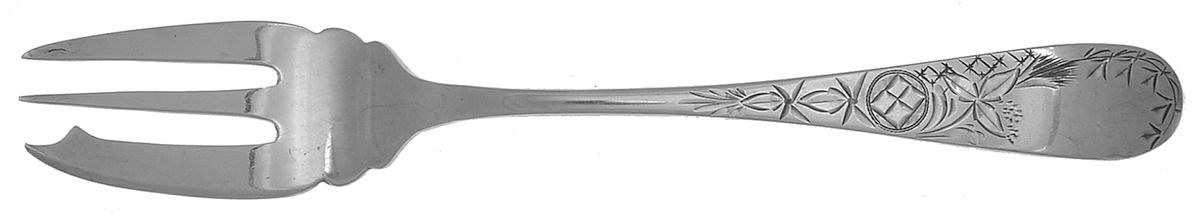 Lily (Sterling, 1900) Individual Fish/Pastry Fork by Schofield-1