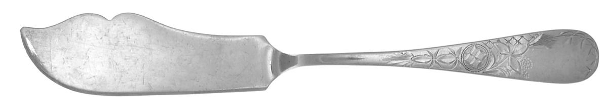 Lily (Sterling, 1900) Flat Handle Master Butter Knife by Schofield-1