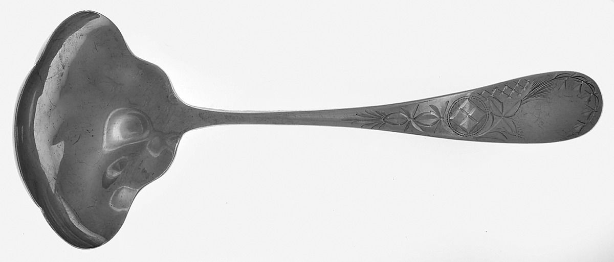 Lily (Sterling, 1900) Solid Gravy Ladle by Schofield-1