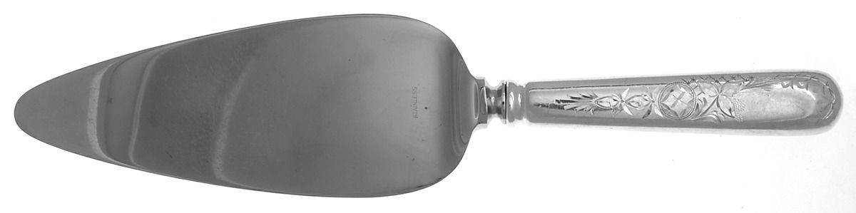 Lily (Sterling, 1900) Pie Server with Stainless Blade by Schofield-1