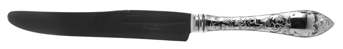 Lorraine (Sterling, 1896, Oval) New French Hollow Knife with Bolster by Schofield-1