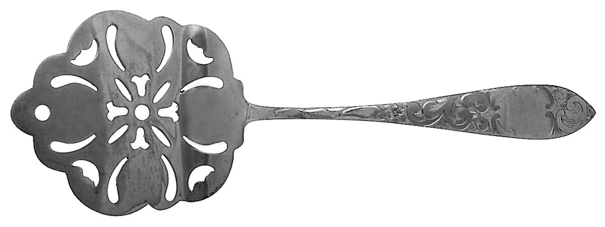 Lorraine (Sterling, 1896, Oval) Tomato Server, Solid Piece by Schofield-1