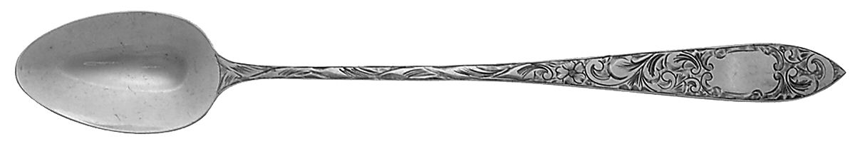 Lorraine (Sterling, 1896, Oval) Iced Tea Spoon by Schofield-1