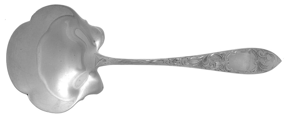 Lorraine (Sterling, 1896, Oval) Solid Bon Bon Spoon by Schofield-1