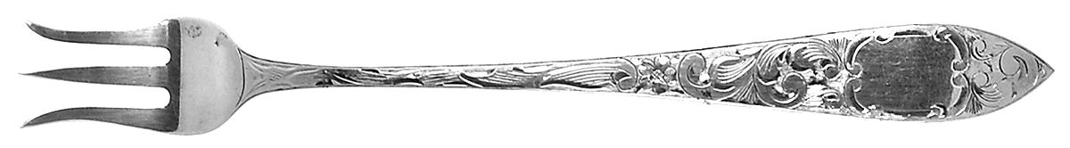 Lorraine (Sterling, 1896, Oval) Oyster Fork by Schofield-1