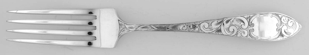 Lorraine (Sterling, 1896, Oval) Fork by Schofield-1