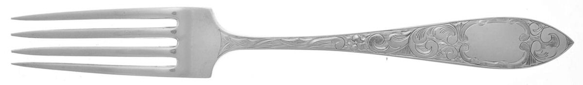 Lorraine (Sterling, 1896, Oval) Fork by Schofield-1