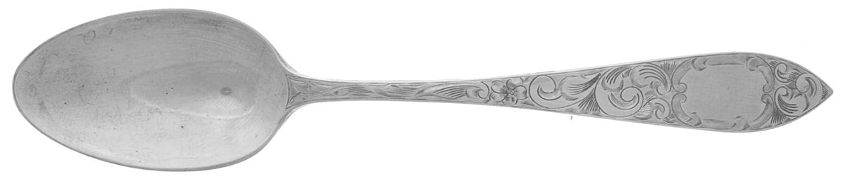 Lorraine (Sterling, 1896, Oval) Small Teaspoon by Schofield-1