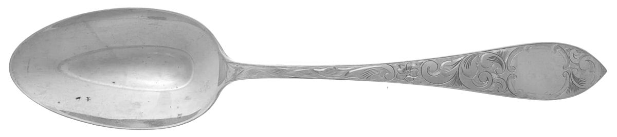 Lorraine (Sterling, 1896, Oval) Tablespoon (Serving Spoon) by Schofield-1