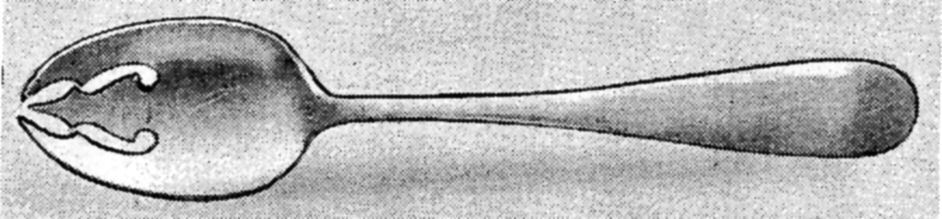 Old English (Sterling, 1895) Ice Cream Fork by Schofield-1