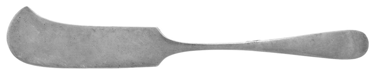 Old English (Sterling, 1895) Small Flat Handled Butter Spreader by Schofield-1