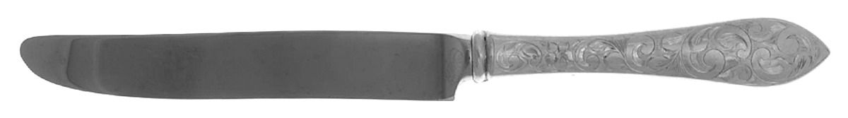Lorraine (Sterling, 1935, All Over Engraved) New French Hollow Knife by Schofield-1