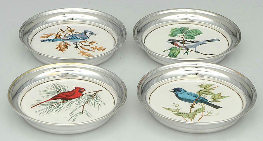 Silverplate Hollowware Coaster - Set of 4 by Sheridan Silver Co-1