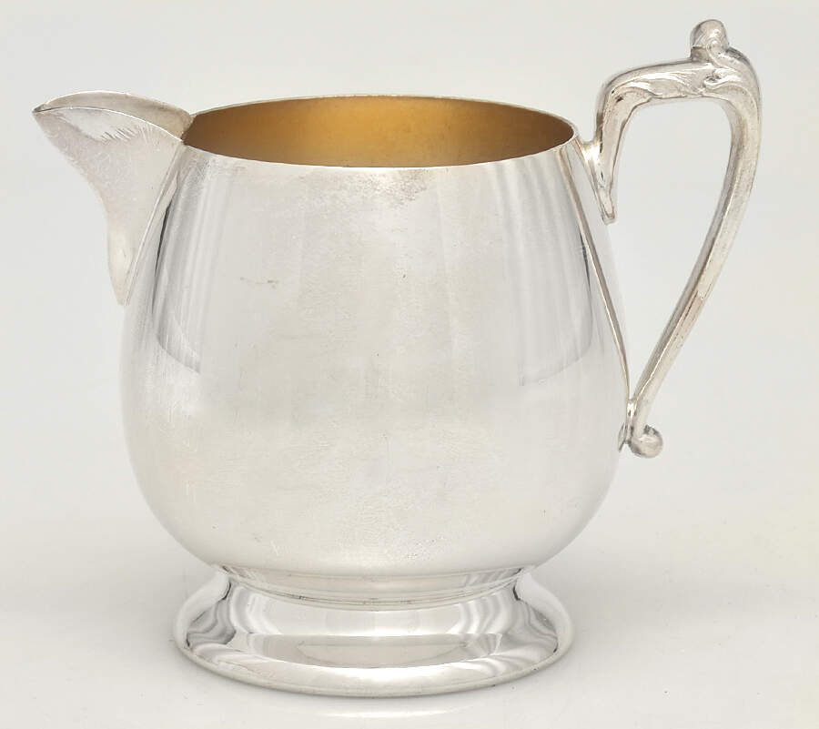 Silverplate Hollowware Creamer by Sheridan Silver Co-1