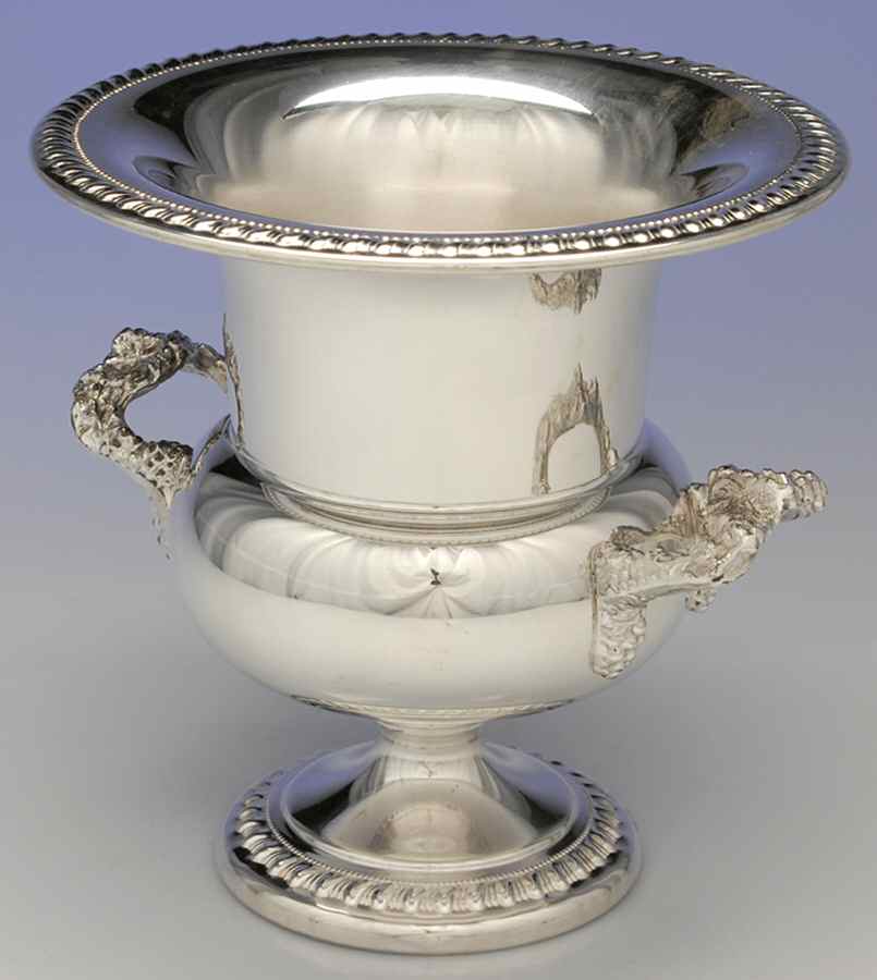 Gadroon (Silverplate, Hollowware) Champagne/Wine Cooler by Sheridan Silver Co-1